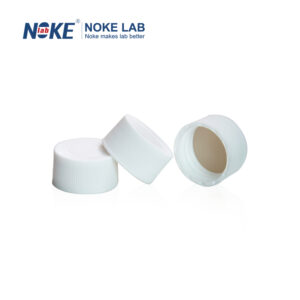 13mm Closed-top Screw White Cap with nature PTFE/nature Silicone Septa