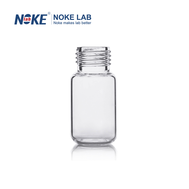 10 mL Clear Headspace Vial, 18 mm Precision Screw, Round Bottom, Type 1 Borosilicate Glass